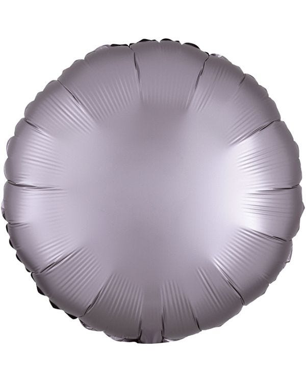 Satin Lux Greige Circle Balloon - 18&quot; Foil