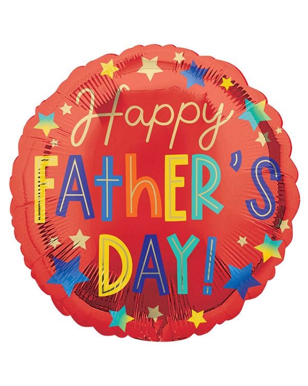 Father&#039;s Day Stars Balloon - 18&quot; Foil