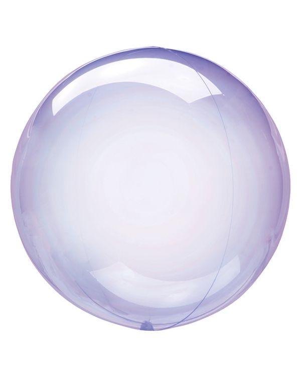 Crystal Clearz Purple Balloon - 18&quot; Foil (unpackaged)