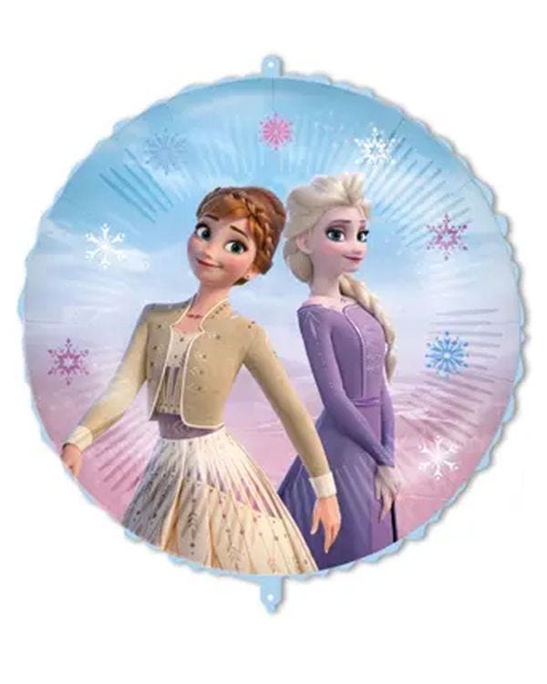 Disney Frozen 18&quot; Round Foil Balloon with String &amp; Weight