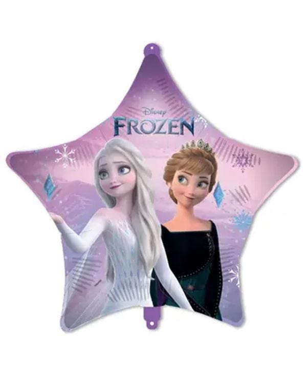 Disney Frozen 18&quot; Star Shape Foil Balloon with String &amp; Weight