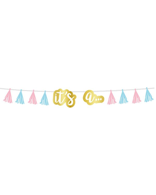The Big Reveal Tassel Garland