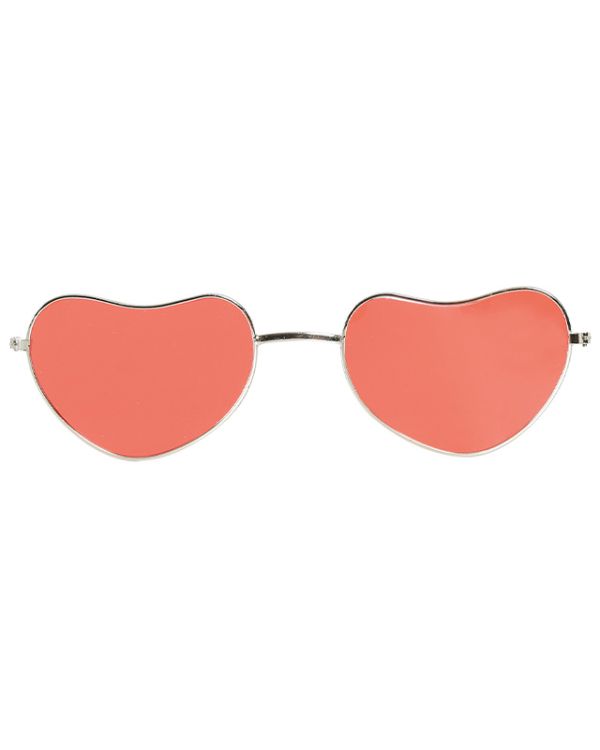Red Heart Shaped Glasses