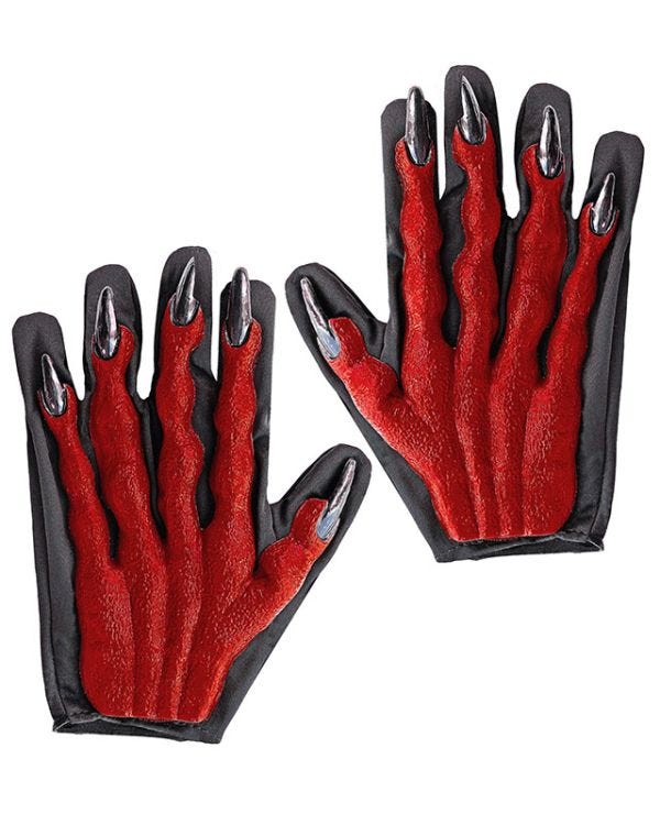 3D Devil Gloves