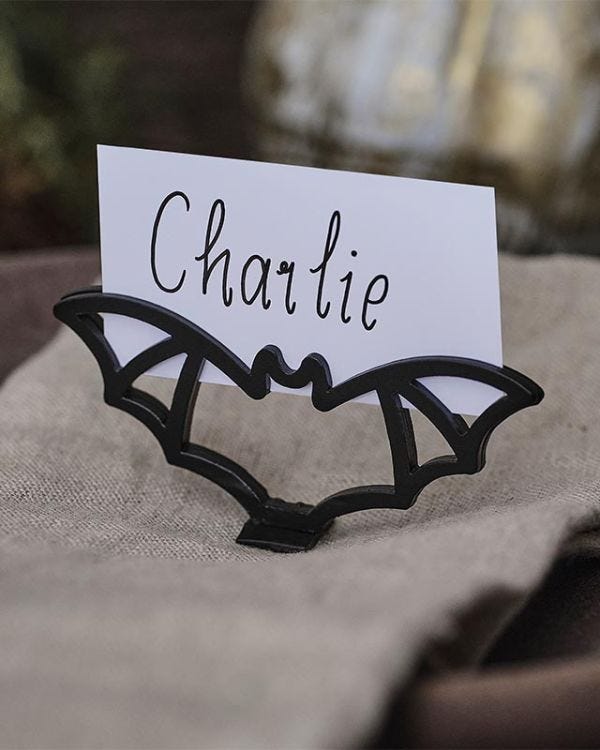 Bat Place Card Holders (4pk)
