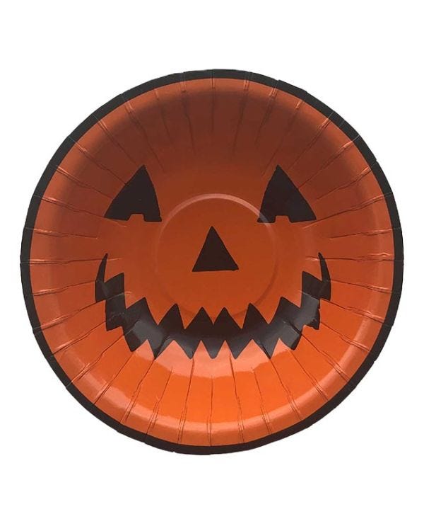 Pumpkin Paper Bowls - 16cm (10pk)