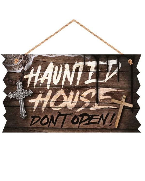 Haunted House Sign