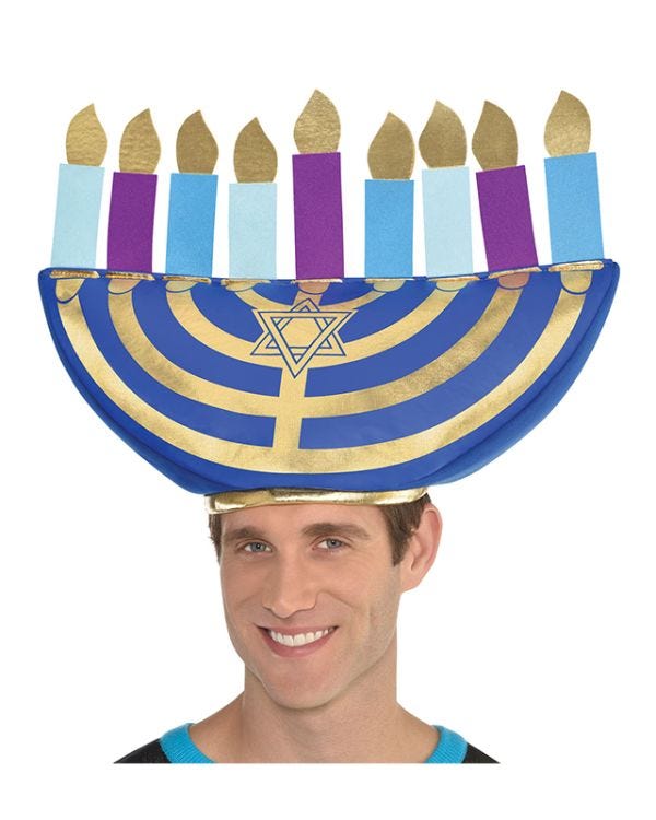 Hanukkah Menorah Hat