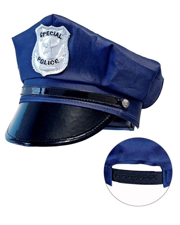Blue Police Hat - Child