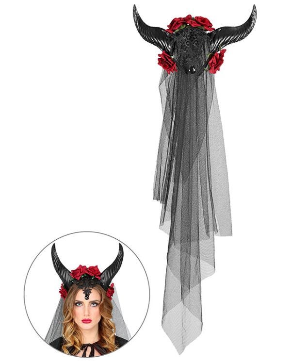 Bridal Veil With Horns