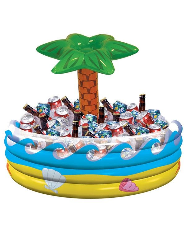 Inflatable Palm Tree Drinks Cooler - 72cm