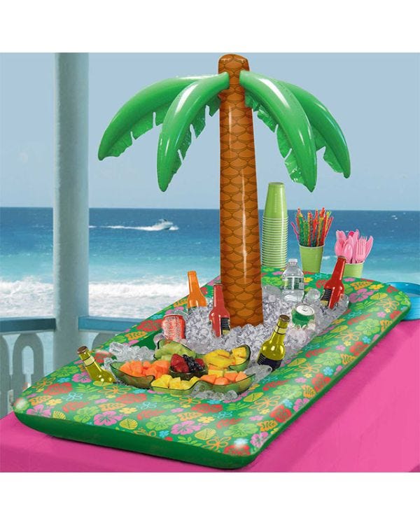 Inflatable Palm Tree Drinks Cooler