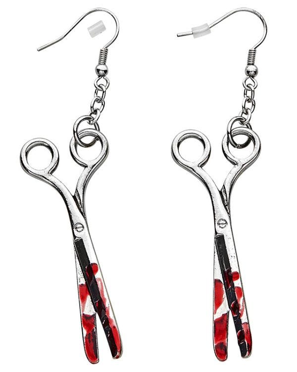 Bloody Scissors Earrings