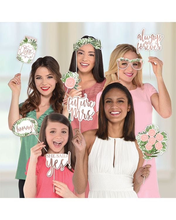 Love &amp; Leaves Photo Booth Props (13pk)