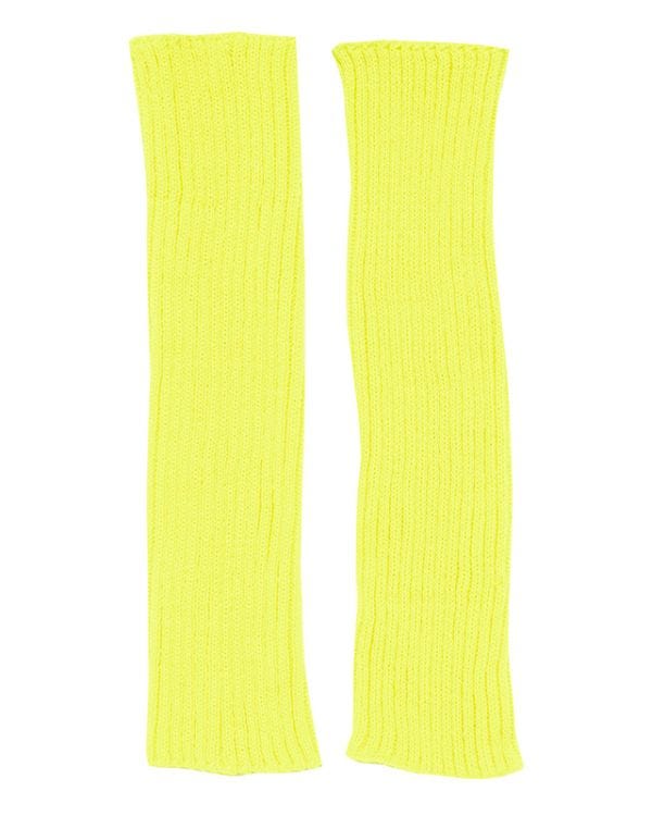 Neon Yellow Leg Warmers - Adult