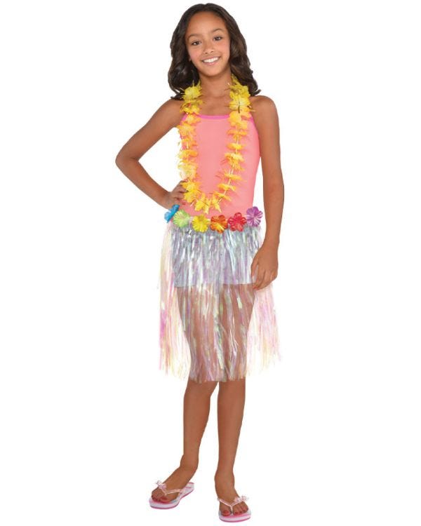 Iridescent Grass Skirt - Child