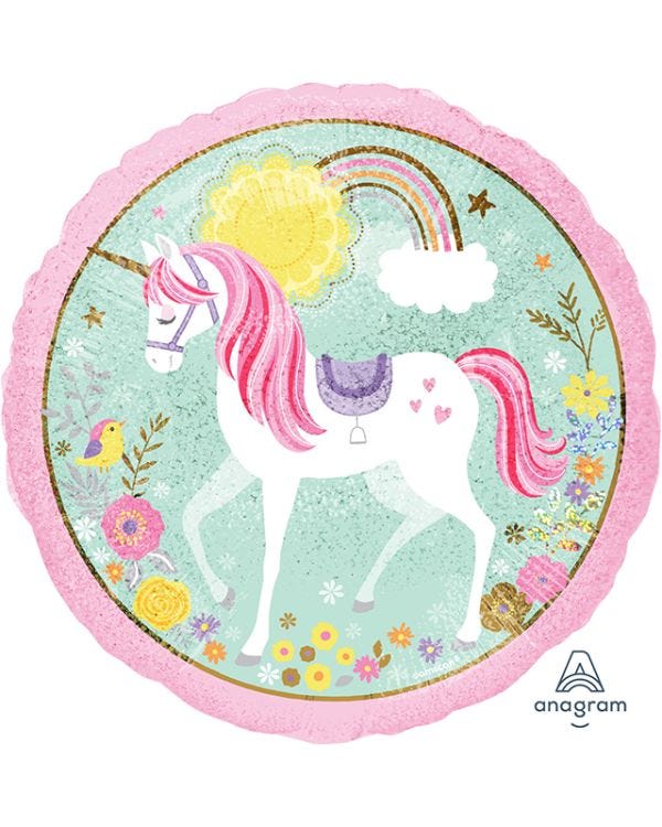 Magical Unicorn Balloon - 18&quot; Foil Balloon
