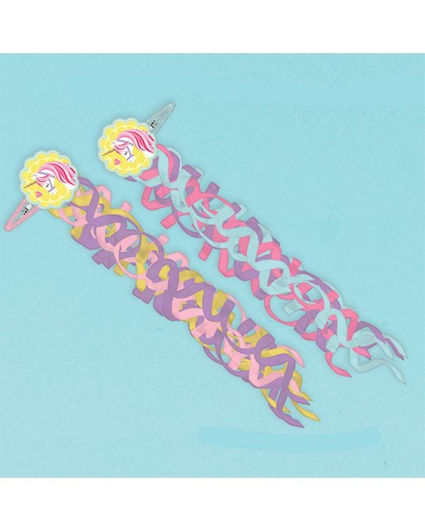 Magical Unicorn Hair Clips (4pk)