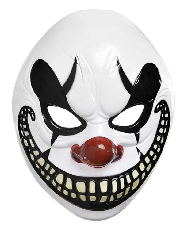 Freakshow Clown Mask