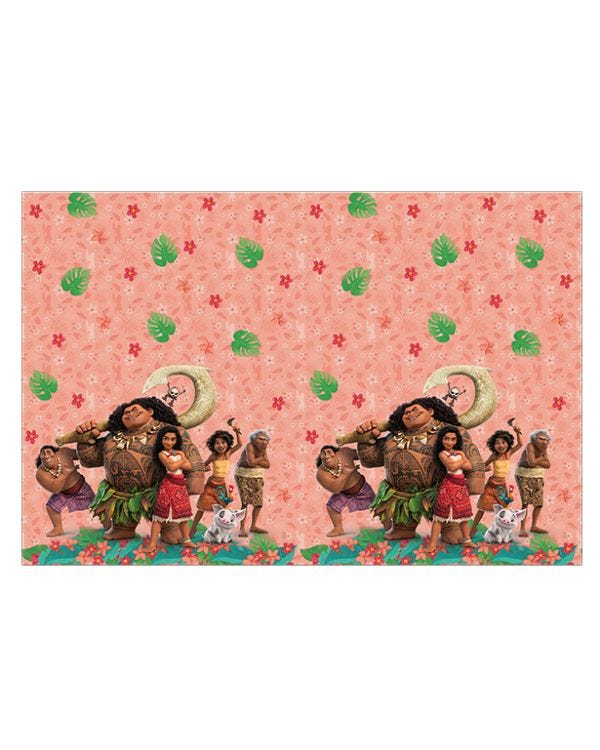 Disney Moana Party Plastic Tablecover - 1.2m x 1.8m
