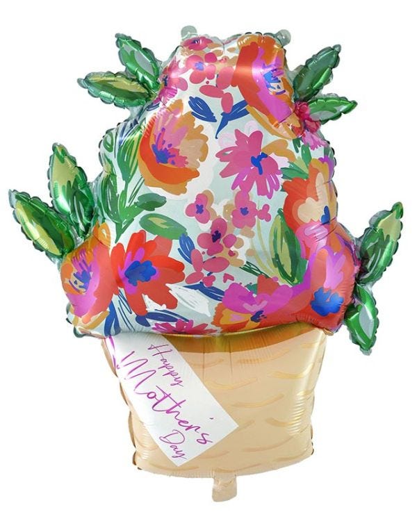 Mother&#039;s Day Floral Bouquet Supershape Balloon - 28&quot; x 23&quot; Foil
