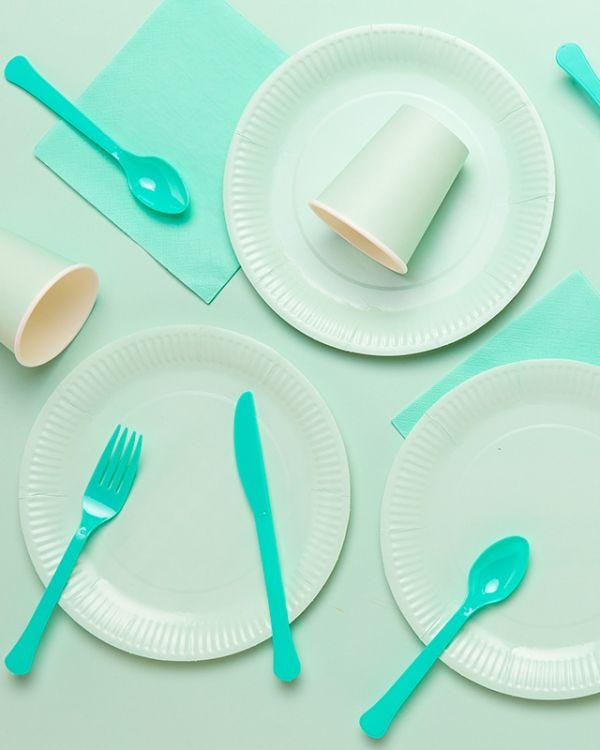 Duck Egg Party Tableware