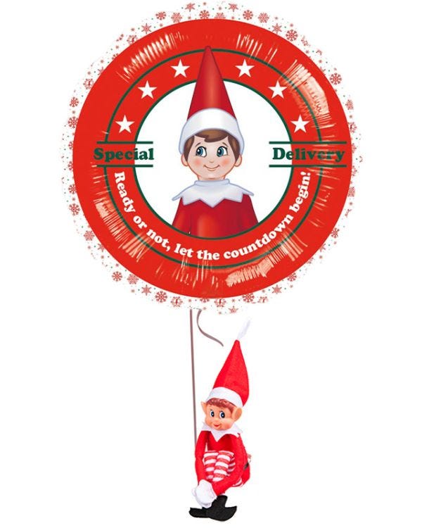 Special Delivery Elf - Delivered Inflated