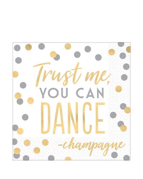 Trust Me You Can Dance Paper Napkins - 33cm (16pk)