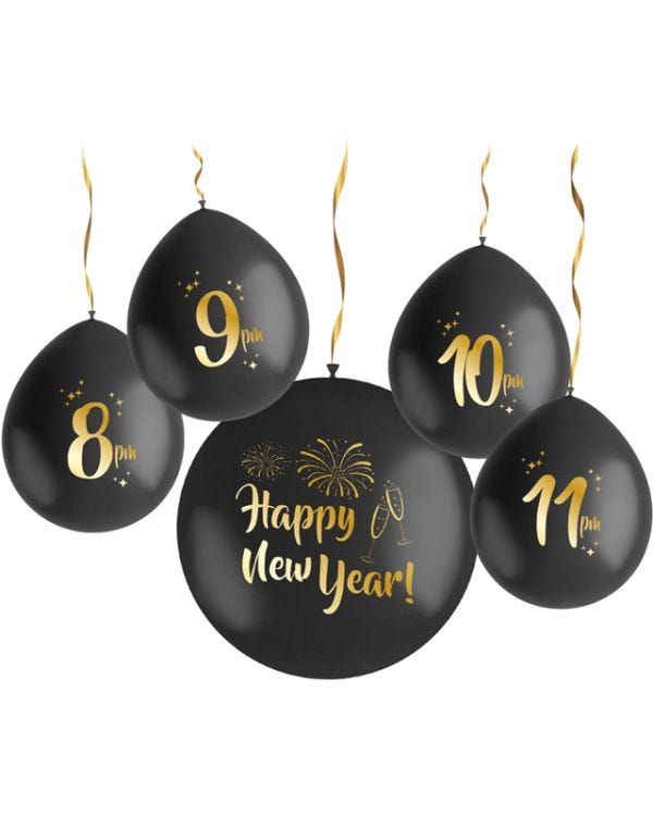 Countdown Latex Balloon Set (5pk)