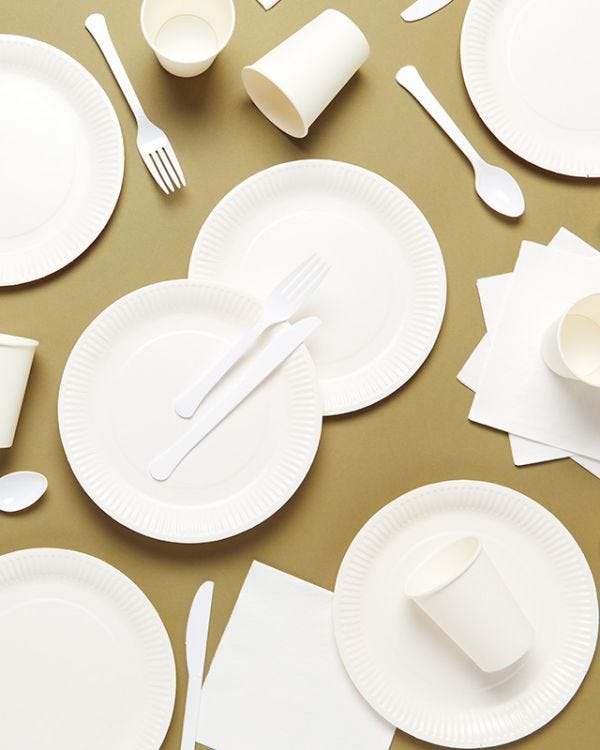 White Party Tableware