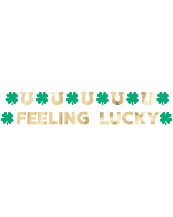 Shamrock Foil Garland - 2.7m (2pk)