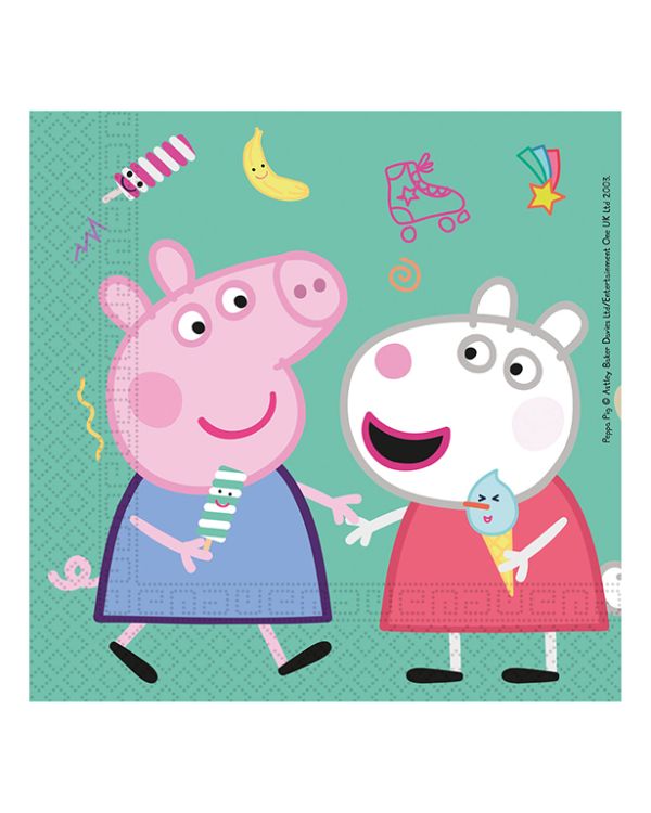 peppa Pig Two-Ply Paper Napkins 33x33cm