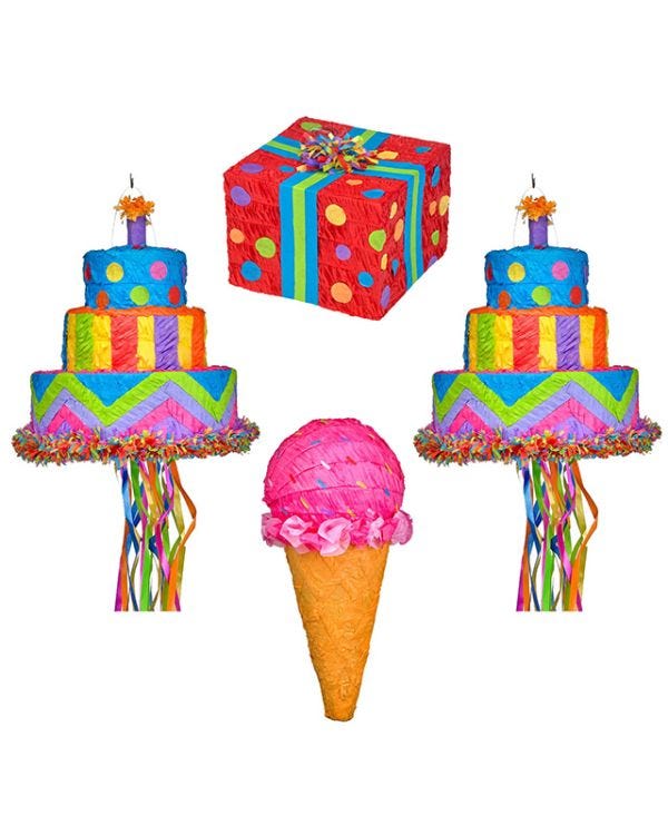 Birthday Assorted Pinatas