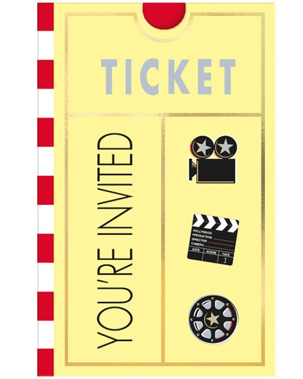 Hollywood Invites (8pk)