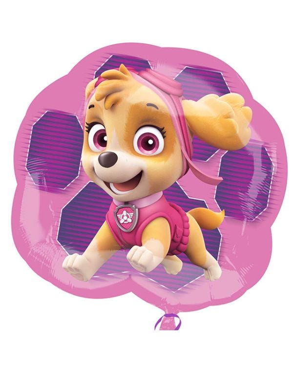 Pink Paw Patrol SuperShape Balloon - 27&quot; Foil