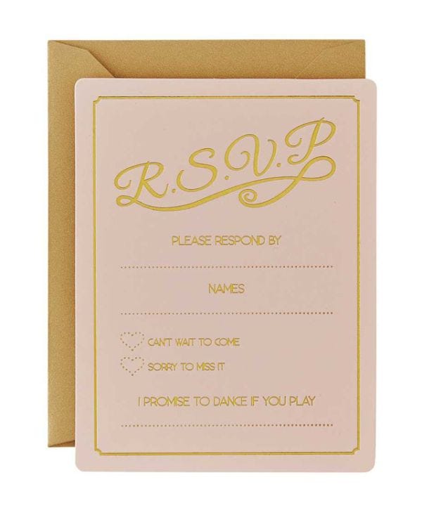 Pastel Perfection Wedding RSVP Cards