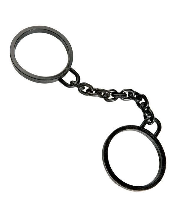 Black Rubber Handcuffs