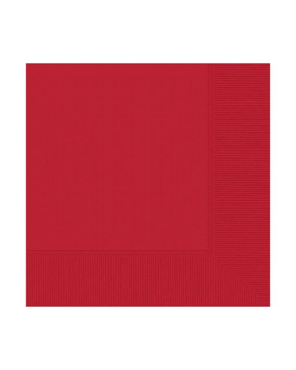 Red Napkins 33cm (20pk)