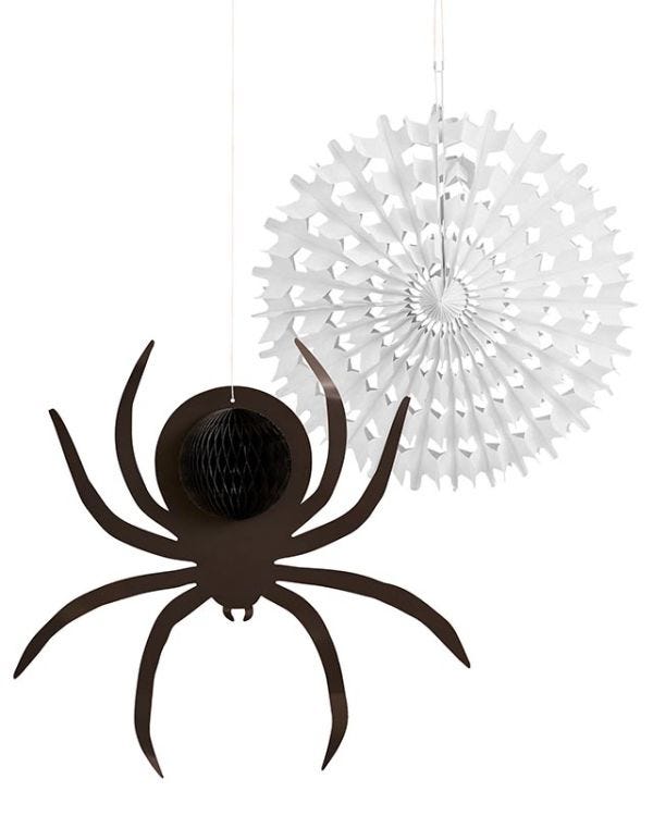 Honeycomb Spider &amp; Web (2pk)