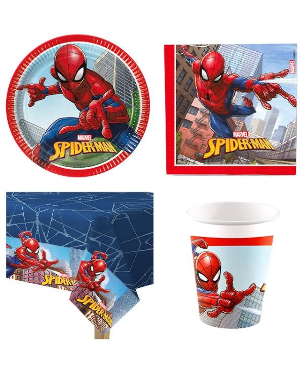 Spiderman Crime Fighter - Value Party Pack for 8