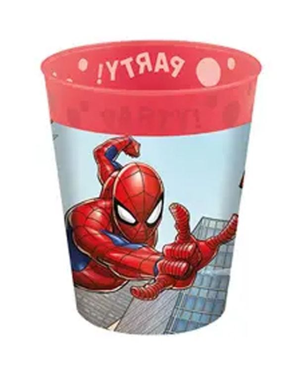 Spiderman Reuseable Plastic Party Cups - 250ml (4pk)
