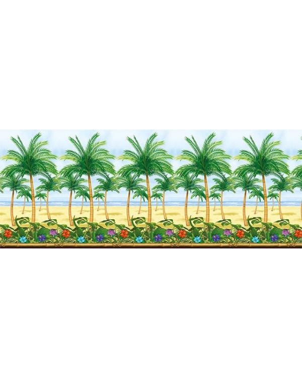 Hawaiian Palm Tree Scene Setter Roll