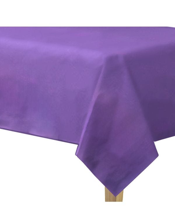 Purple Plastic Tablecover
