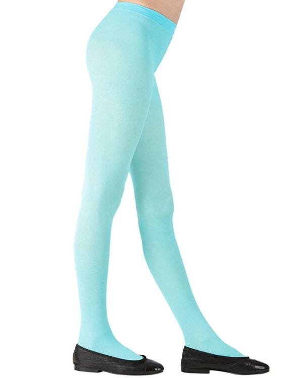Turquoise Tights - 1-3 Years