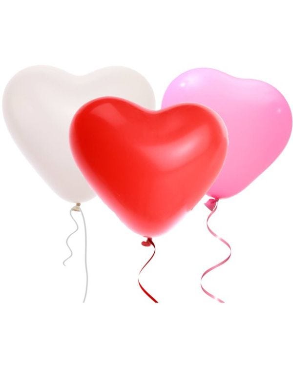 Assorted Heart Balloons - 11&quot; Latex (5pk)