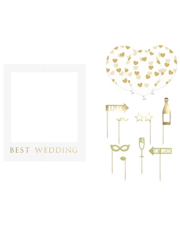 Best Wedding Selfie Photo Booth Frame Kit