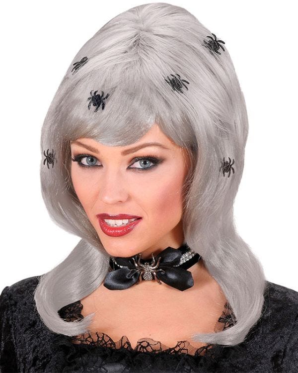 Spiderlady Wig with Spiders