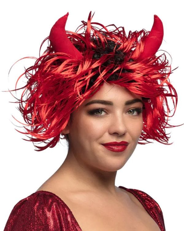 Curly Devil Wig