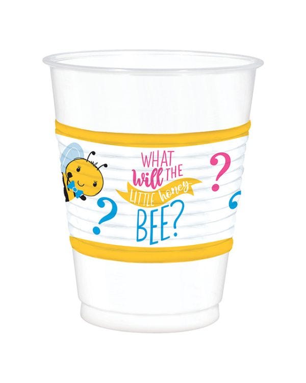 What Will It Bee Plastic Cups - 473ml (25pk)