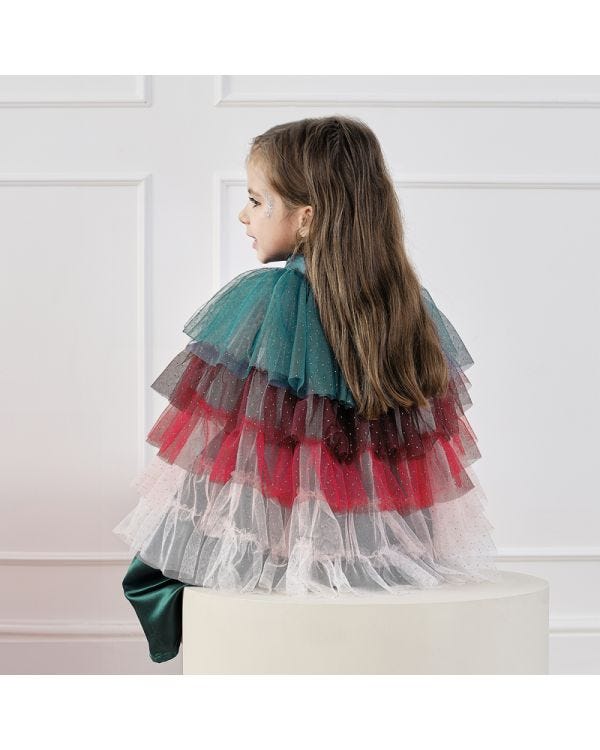 Christmas Shimmer and Shine Cape